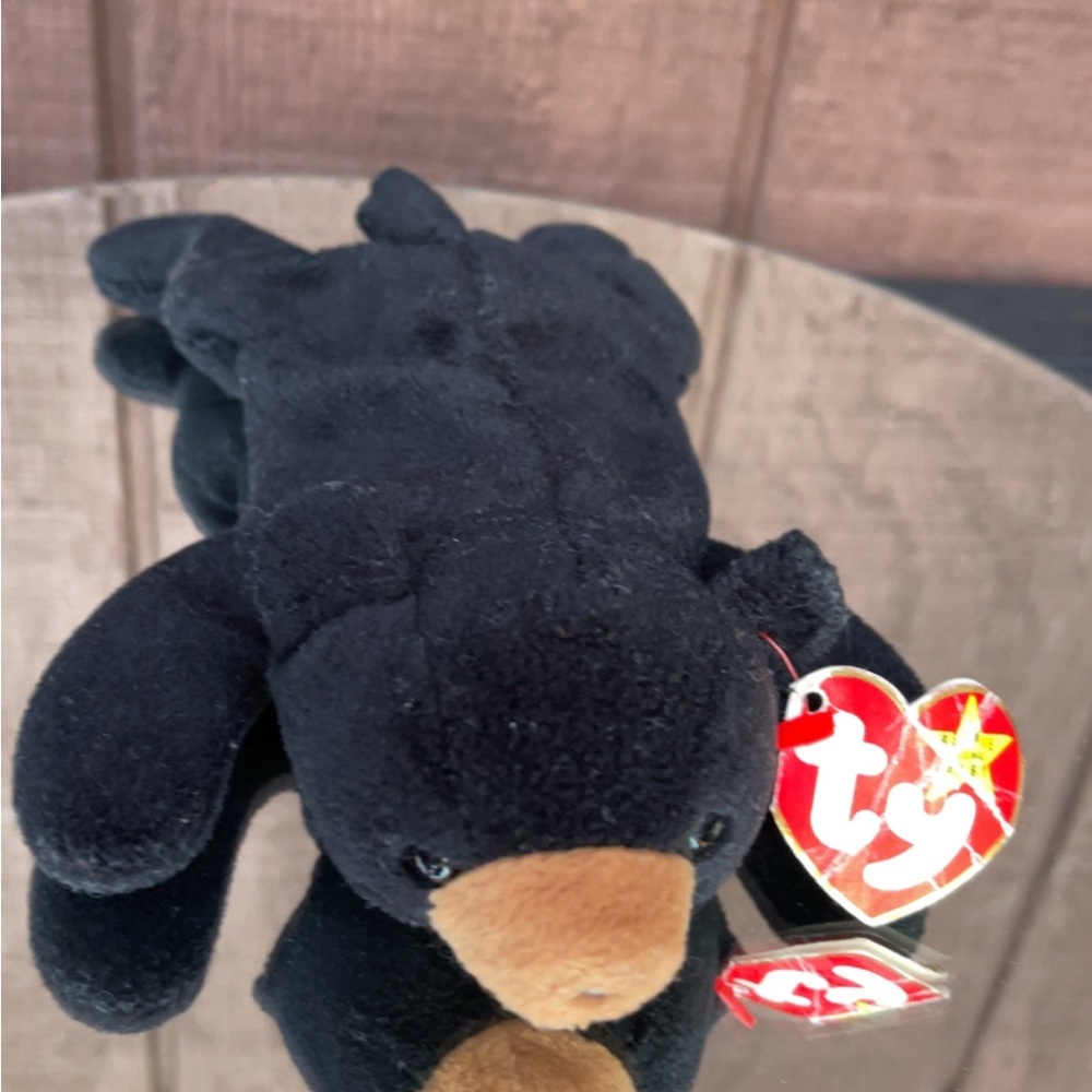 TAG ERROR ‘93- Ty - Blackie the Bear Beanie Baby